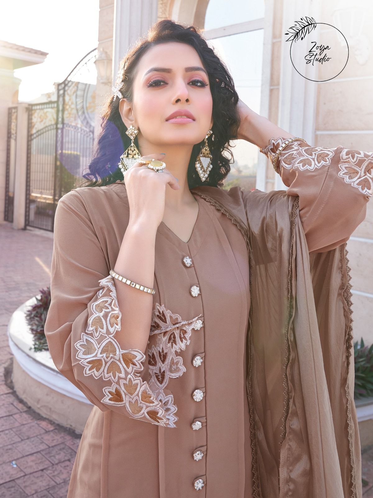 ZS 1119 Georgette Pakistani Readymade Suits Catalog